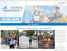 Tablet Screenshot of leipzigmarathon.de